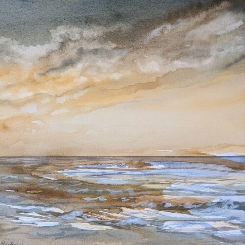 Seascape watercolour