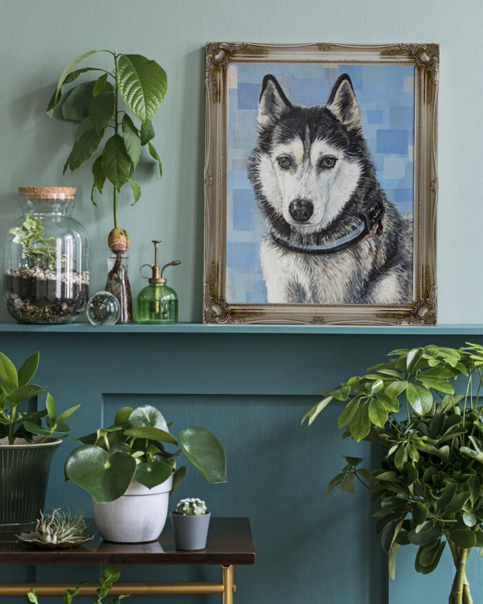 Custom Pet Portraits Original Acrylic Painting on canvas - Image 5