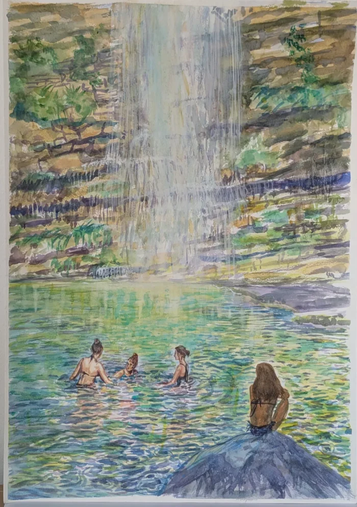Tuscan Waterfall