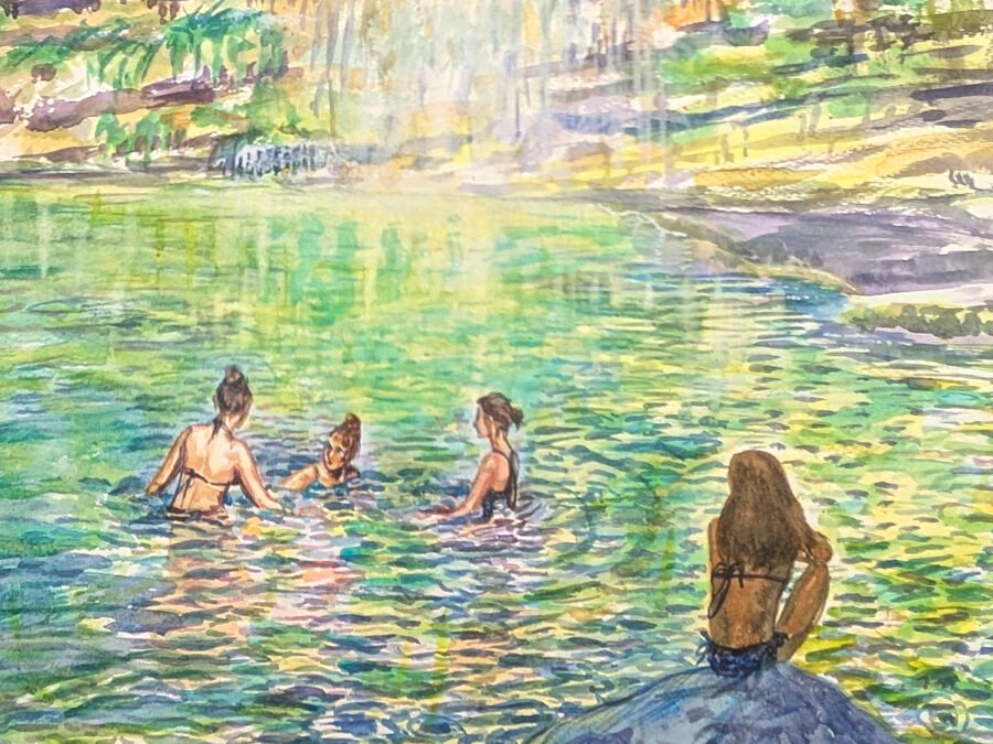 An Italian Summer, in Watercolour