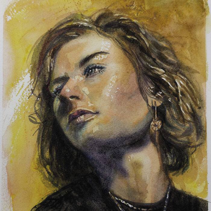 Quiet Passion original watercolour - Image 2