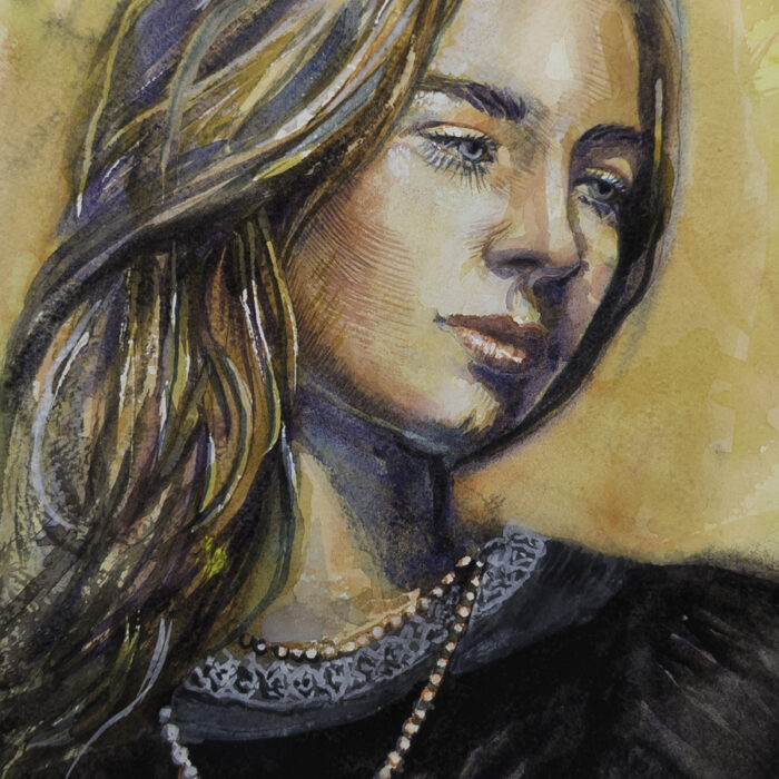 Radiance of Hope original watercolour - Image 3
