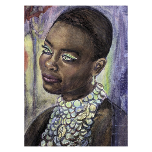 Bianca the Siren – Original Watercolor Painting