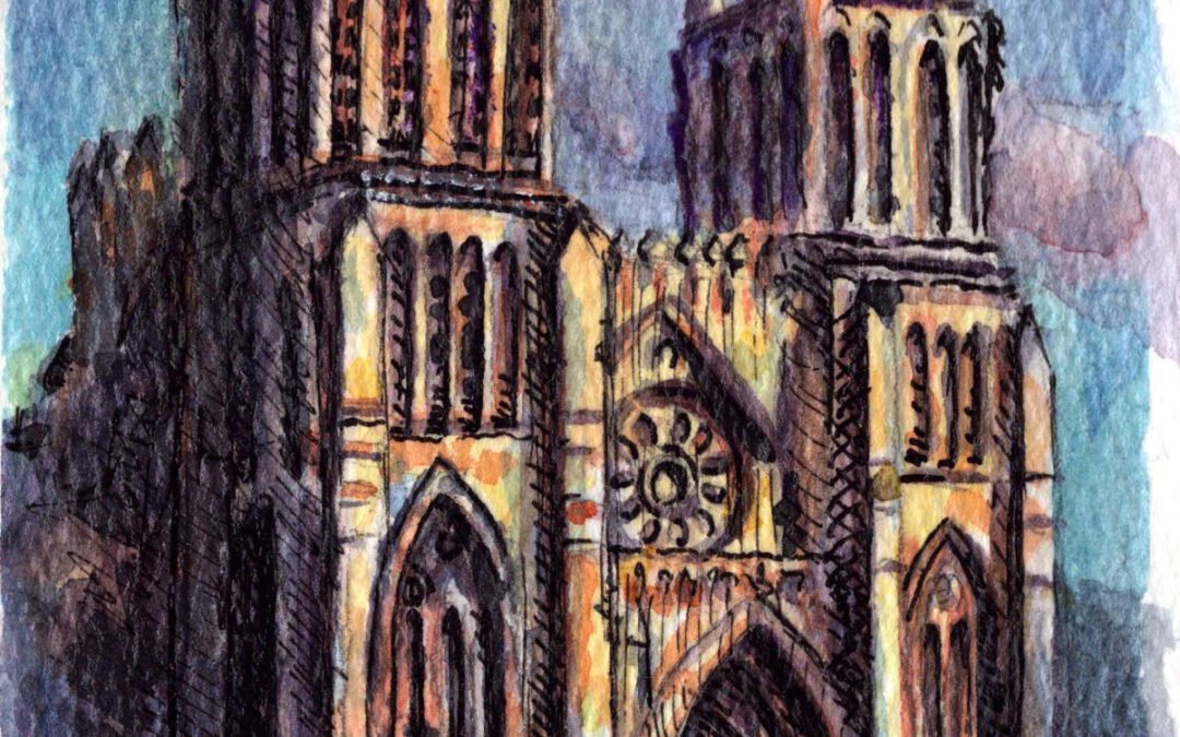 My Watercolour Postcard Is in Winsor & Newton’s Global Art Mail Gallery